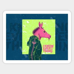 Mr Donkey Sticker